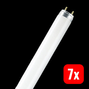 B-Ware Osram Leuchtstoffröhre Röhre Lampe Warmweiß G13 T8 Relax L 18 W 604 Mm 7 Stück