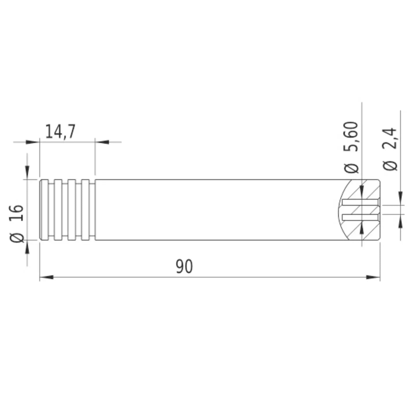 B-Ware Lfl532 5 3(16x90) Nt Linienlaser Lasergerät Linienlaser Aluminium 90mm 16mm - 4260129041896
