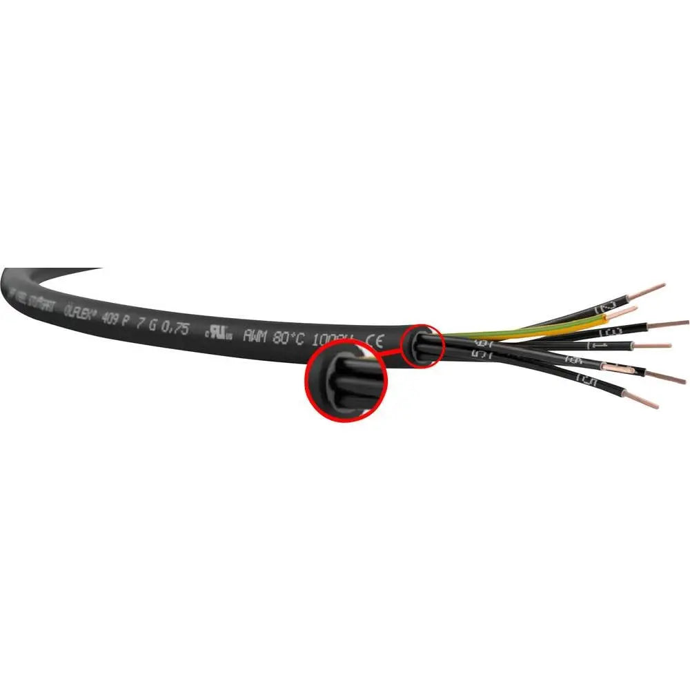 B-Ware Lapp Steuerleitung Steuerkabel ölflex 409 P Leitung 12 G 1.5mm² Schwarz 22 Meter - 4044777252824