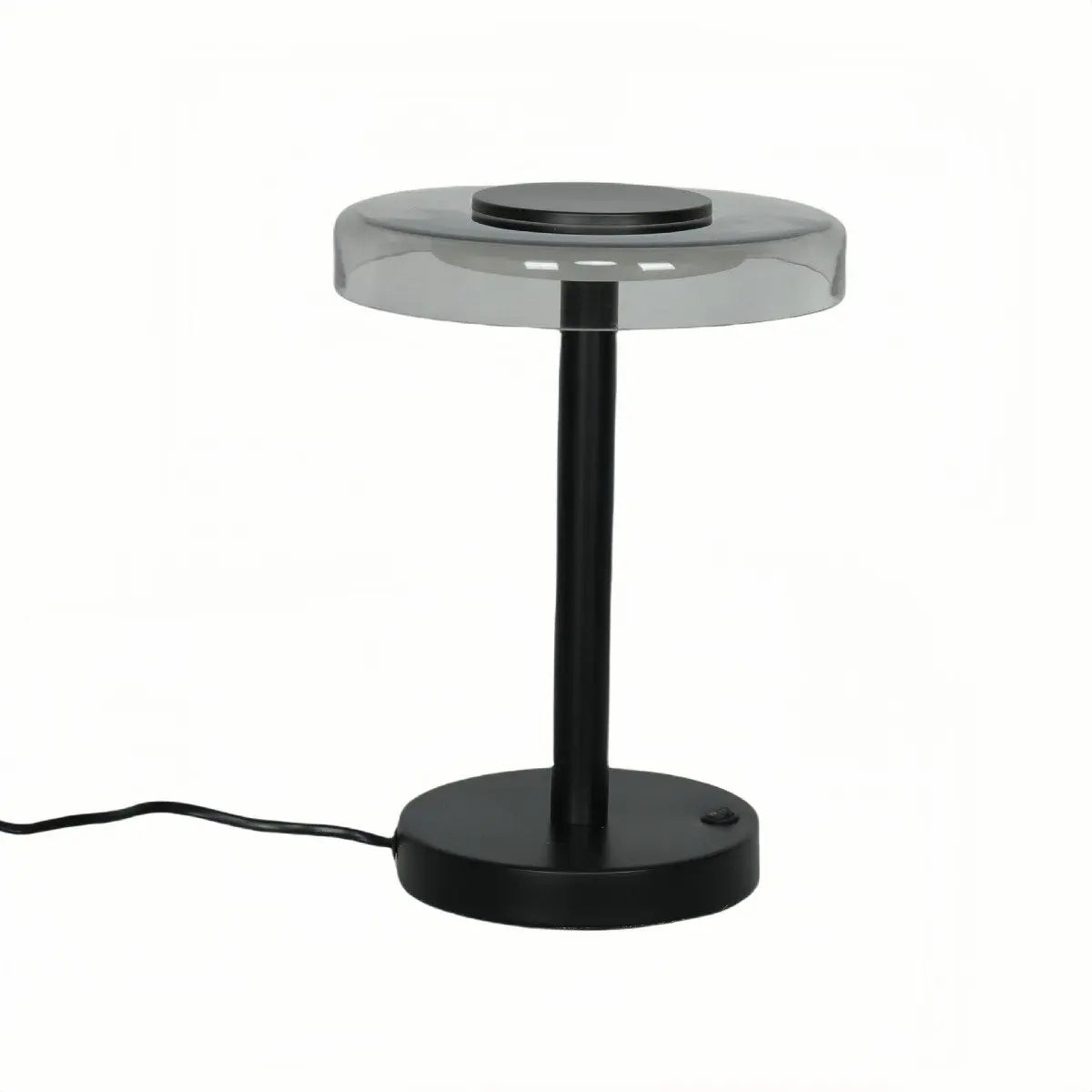 B-Ware Liadomo Tischleuchte Lampe Volos Led Glas Eisen Schwarz Transparent Opalweiß - 4252008714830