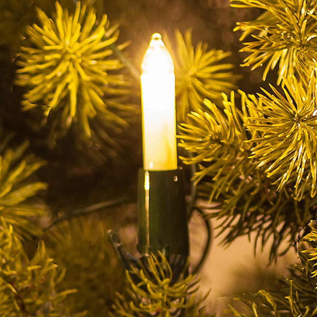 Saico Lichterkette Kleinschaftkerzen Dekolicht Weihnachtslicht weiß 30-flammig - 4260332218184