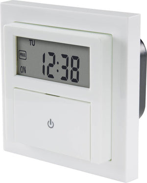B-Ware Sygonix Unterputz-Timer digital Wochenprogramm 1800W Countdown-Funktion Lampe