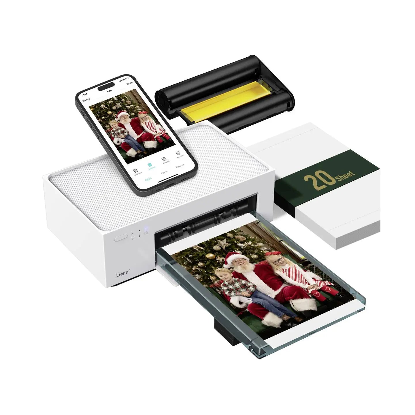 B-Ware Liene Amber M100 Fotodrucker Druckgerät Foto Printer 4x6 Zoll Farbfoto - 6971398600858