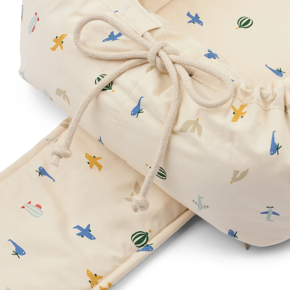 LIEWOOD Babytrage Babytragetasche Gro OEKO TEX Baumwolle ecru - 5715493403812