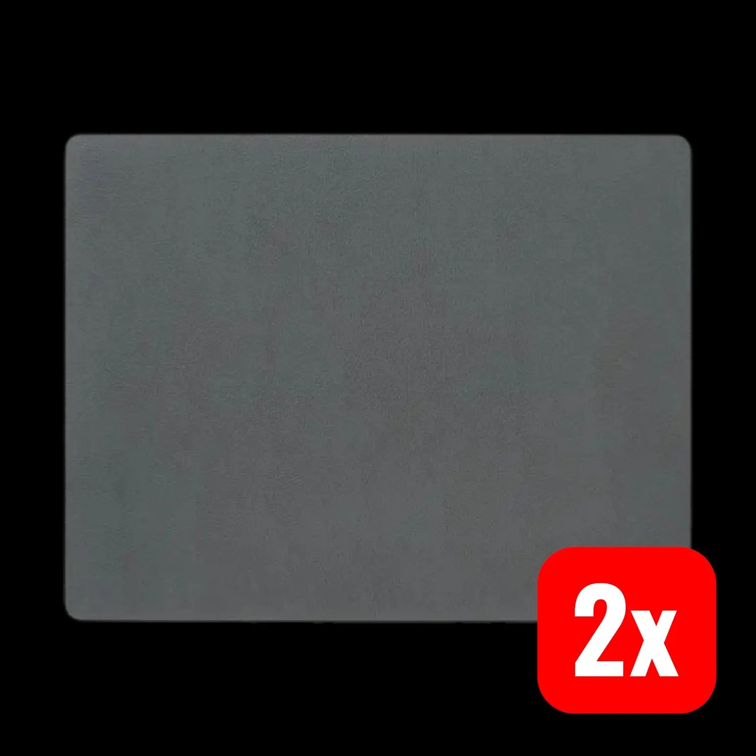 B-Ware Lind Dna Tischset Platzset Square L Leder Anthrazit Tischunterlage 2 Stück - 5711590996622