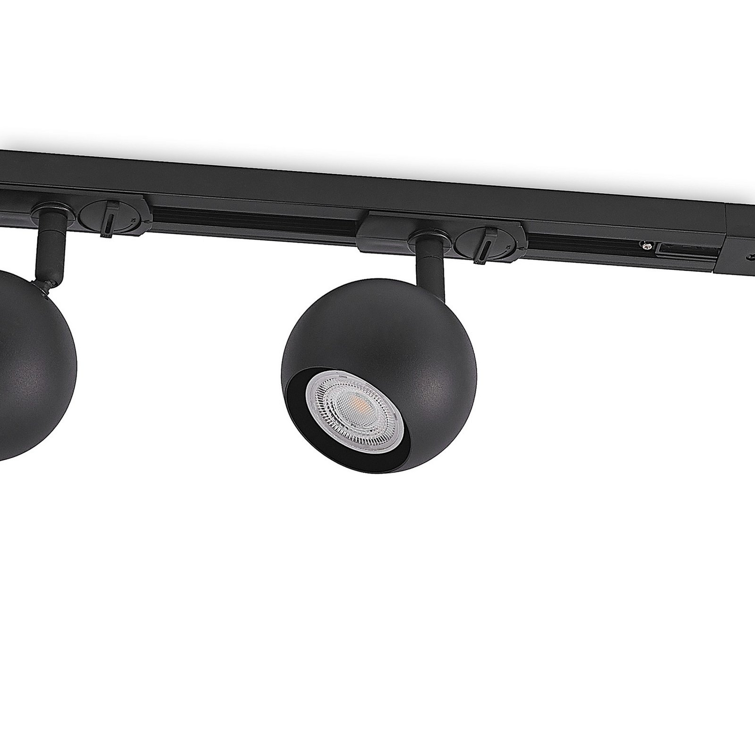 B-Ware Lindby Guus 1 Phasen Schienensystem Deckenlampe Lampe Leuchte 4 Fl. Gu10 Schwarz