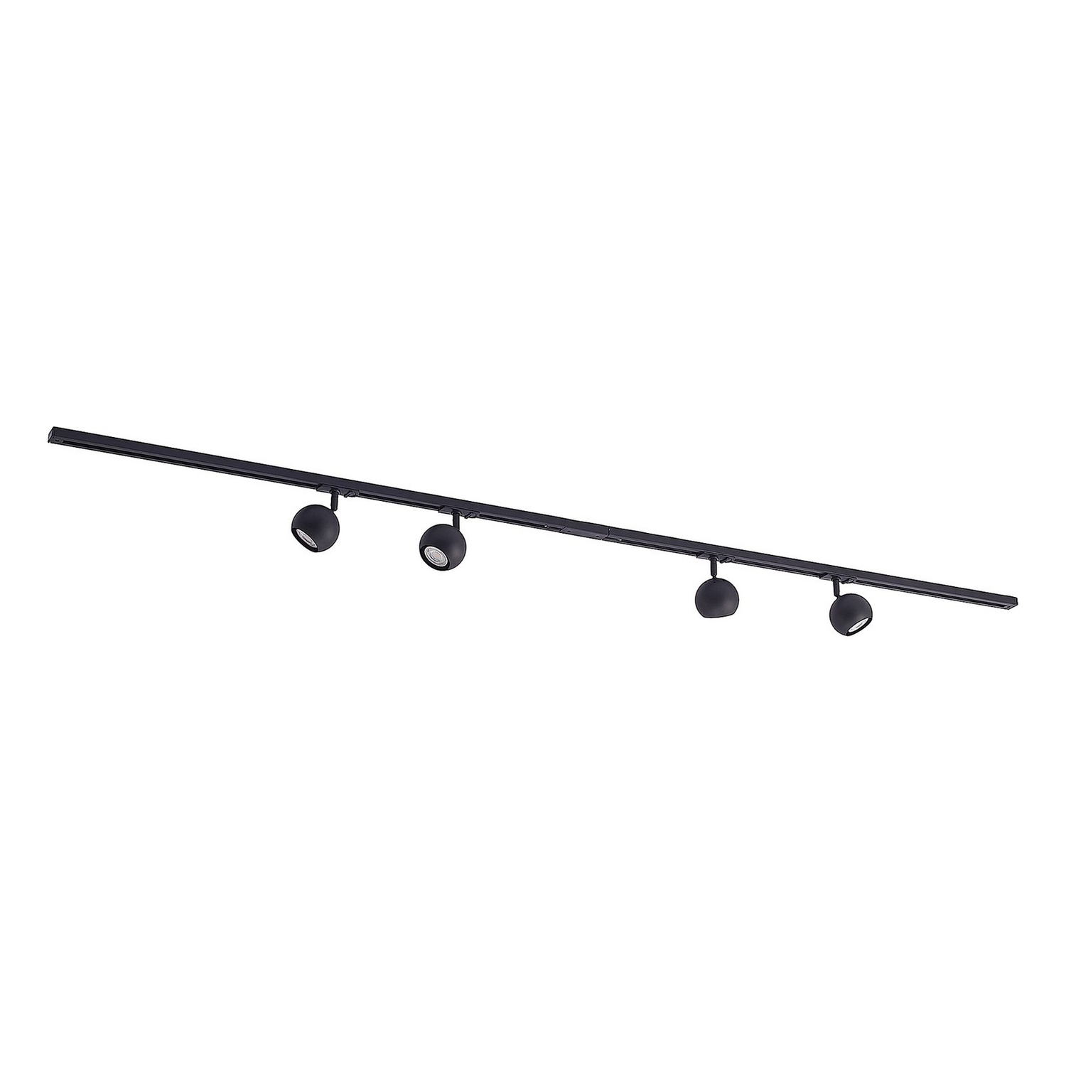 B-Ware Lindby Guus 1 Phasen Schienensystem Deckenlampe Lampe Leuchte 4 Fl. Gu10 Schwarz