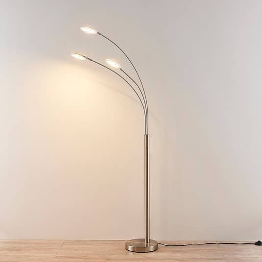 B-Ware Lindby 3 Flammige Led Stehlampe Anea Standleuchte Stehleuchte Wohnzimmerleuchte - 9621693