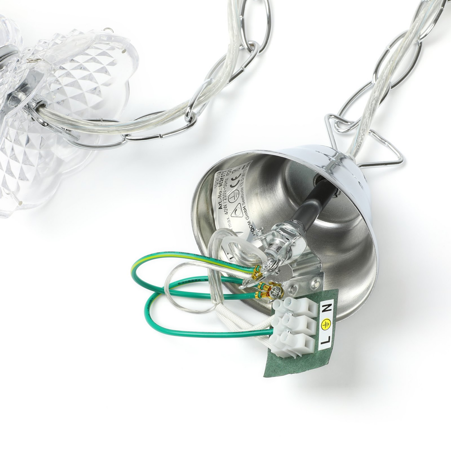 B-Ware Lindby Kronleuchter Merida Wohnzimmerleuchte Hängeleuchte Designerleuchte E14912