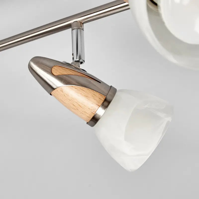 B-Ware Lindby 6 Flammige Led Holz Deckenlampe Marena Deckenlampe Deko Deckenlicht 253