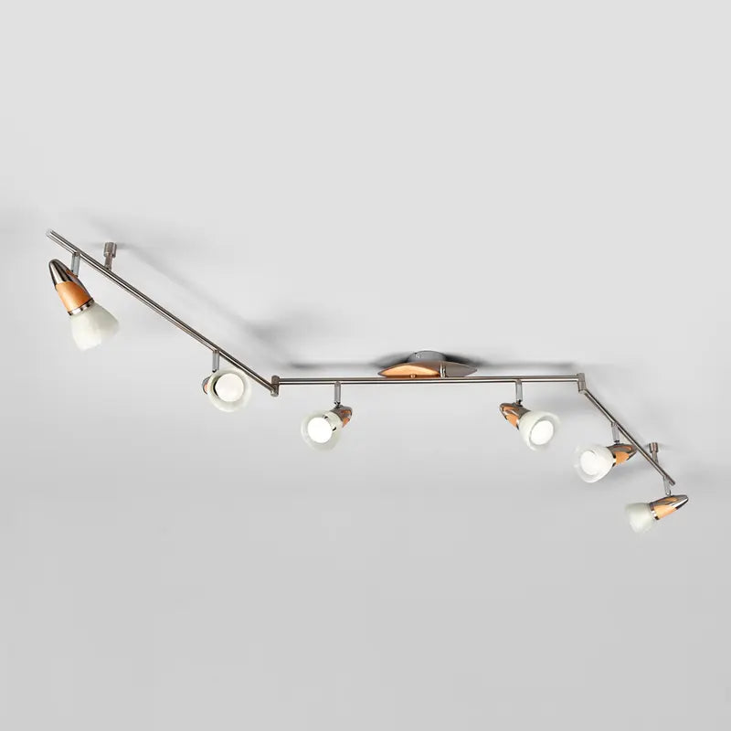 B-Ware Lindby 6 Flammige Led Holz Deckenlampe Marena Deckenlampe Deko Deckenlicht 253