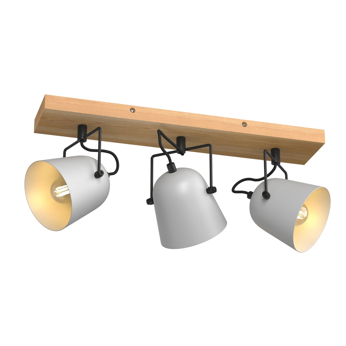 Lindby Adalin Deckenlampe 3-fl. grau Deckenlicht Lampe Leuchte Deckenstrahler - 4251911710069