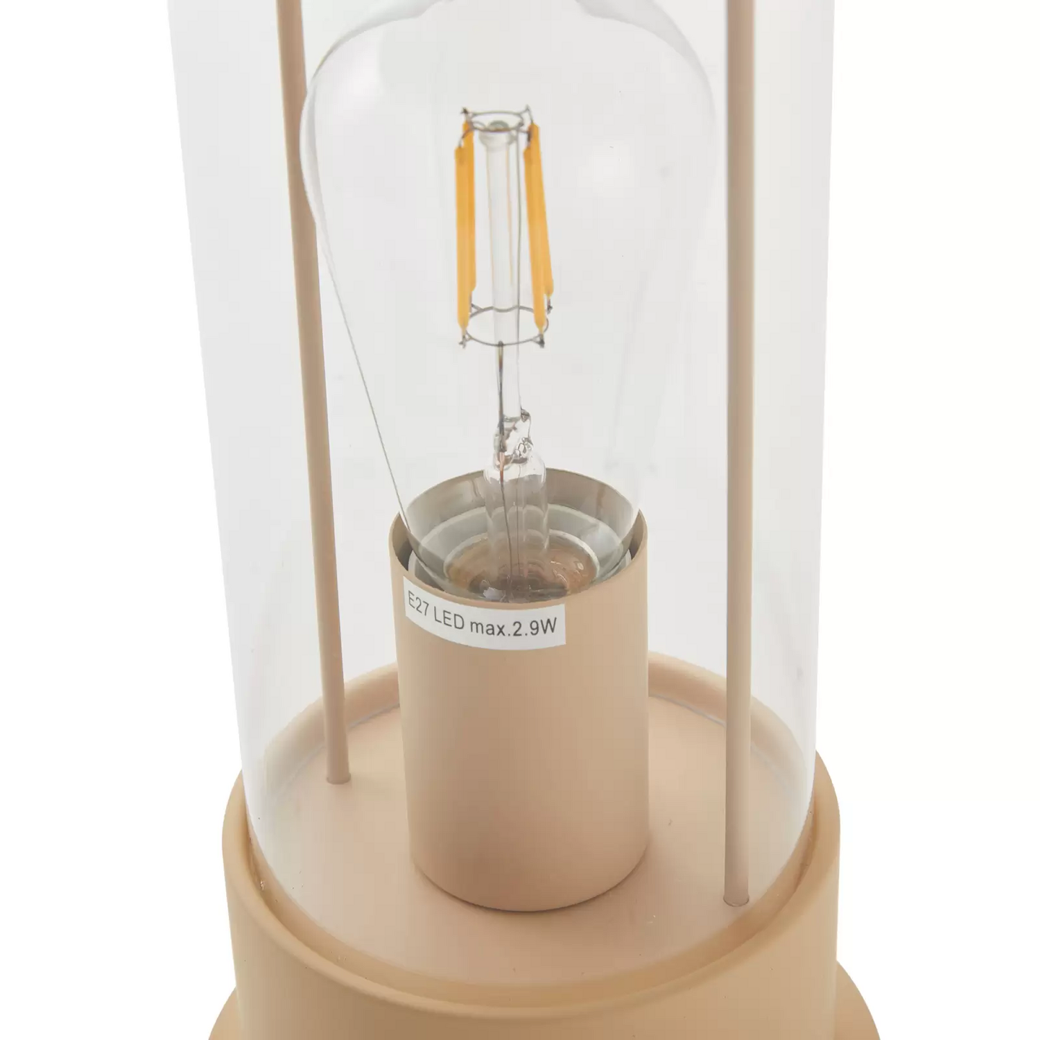 B-Ware Lindby Akkutischleuchte Yvette Apricot Ip44 Touchdimmer Tischleuchte Tischlampe - 4251911774887