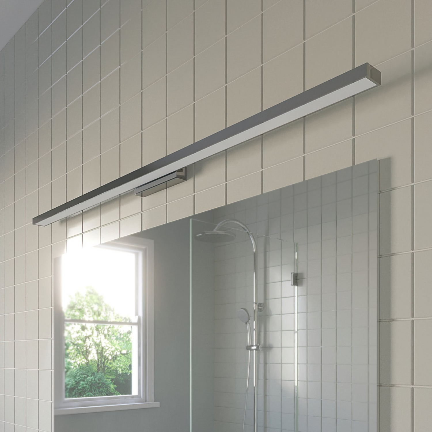 B-Ware Lindby Alenia Led Badlampe Badleuchte Spiegelleuchte Spiegellampe Lampe 120960