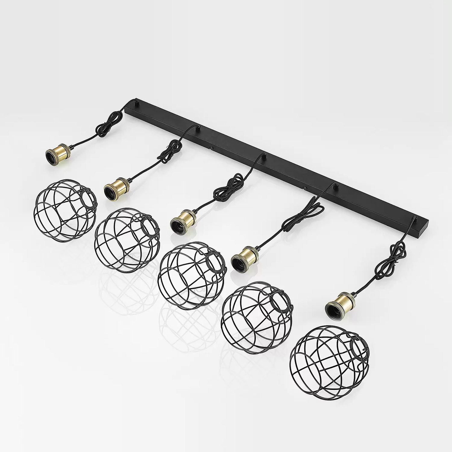 Lindby Alexej Hängeleuchte Mit Käfig Optik Pendellampe Pendelleuchte Leuchte B-Ware - 4251096587746