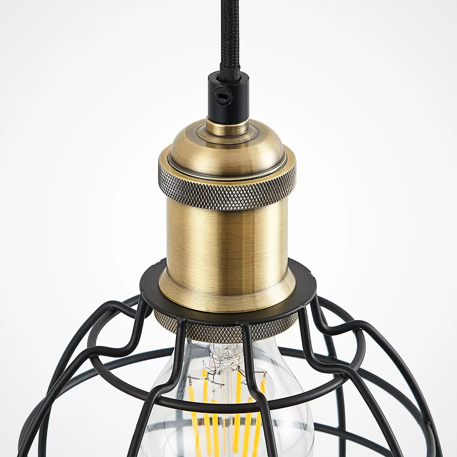 Lindby Alexej Hängeleuchte Mit Käfig Optik Pendellampe Pendelleuchte Leuchte B-Ware - 4251096587746