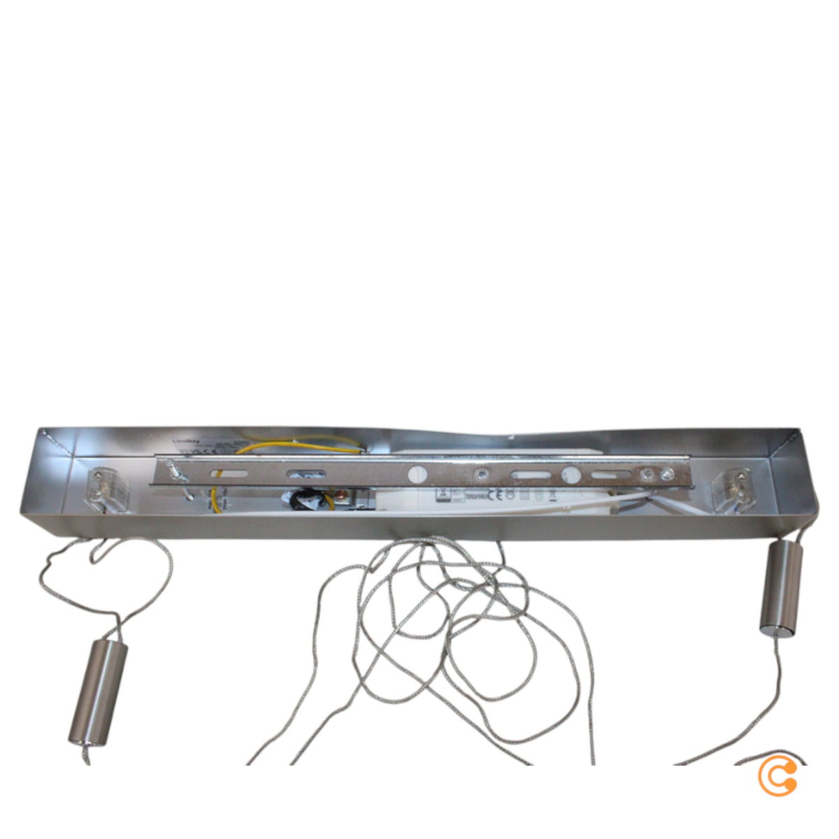 Lindby Pendelleuchte Hängeleuchte LED Holz Nickel matt warmweiß dimmbar Eichenho - 12753289792344