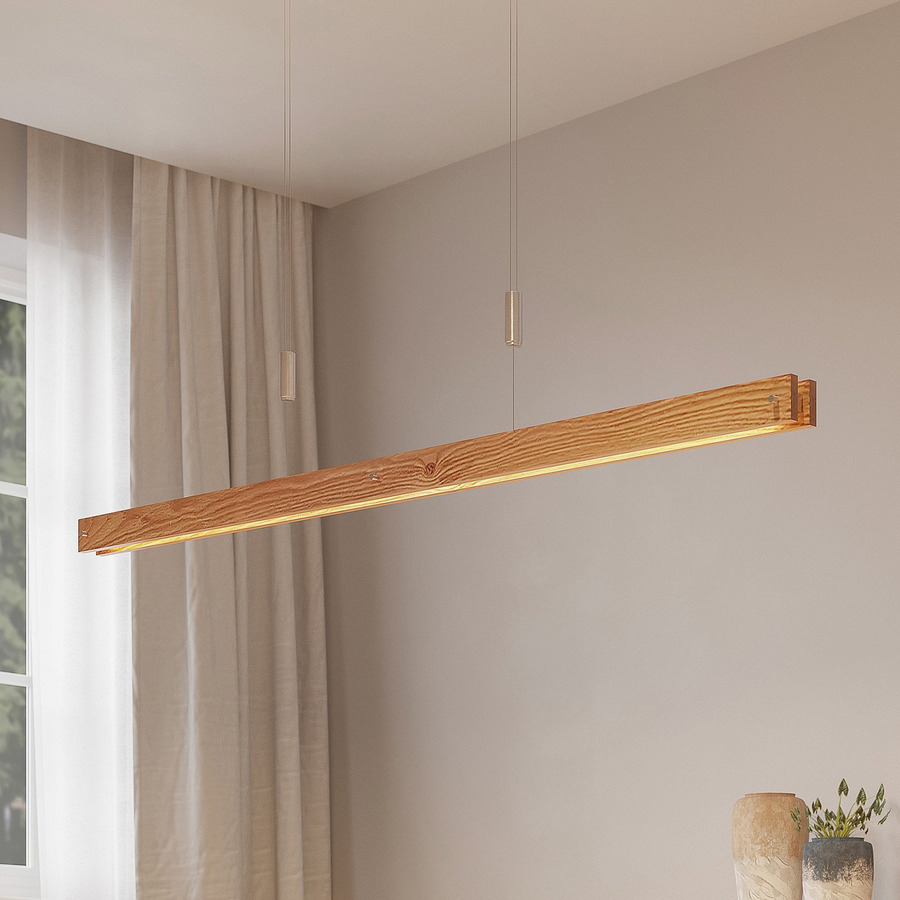 Lindby Alimara Led Holz Hängeleuchte Wohnzimmerleuchte Leuchte Siehe Text/Foto B-Ware - 4251096597448