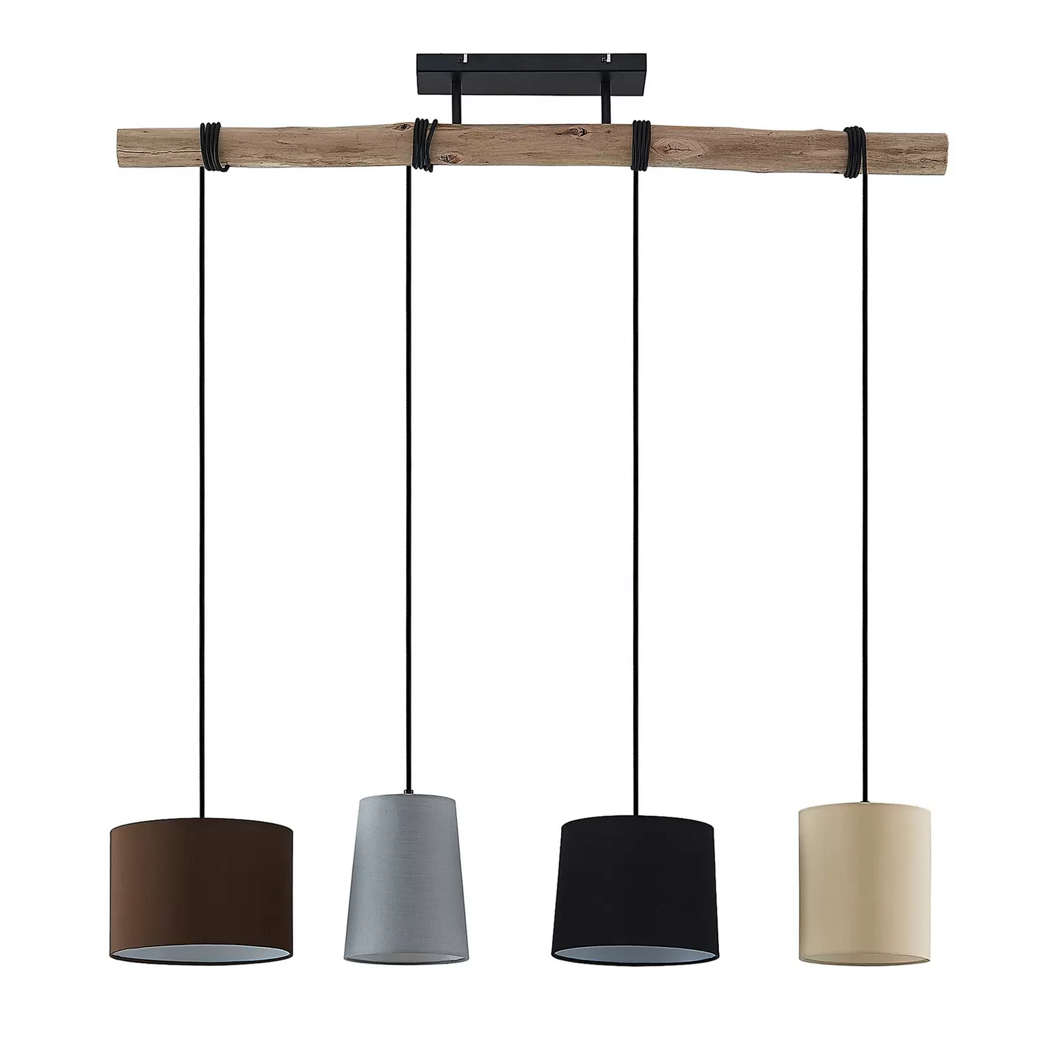B-Ware Lindby Amilia Hängeleuchte Stoffschirm Deckenlampe Lampe Pendellampe Leuchte - 8503823438812