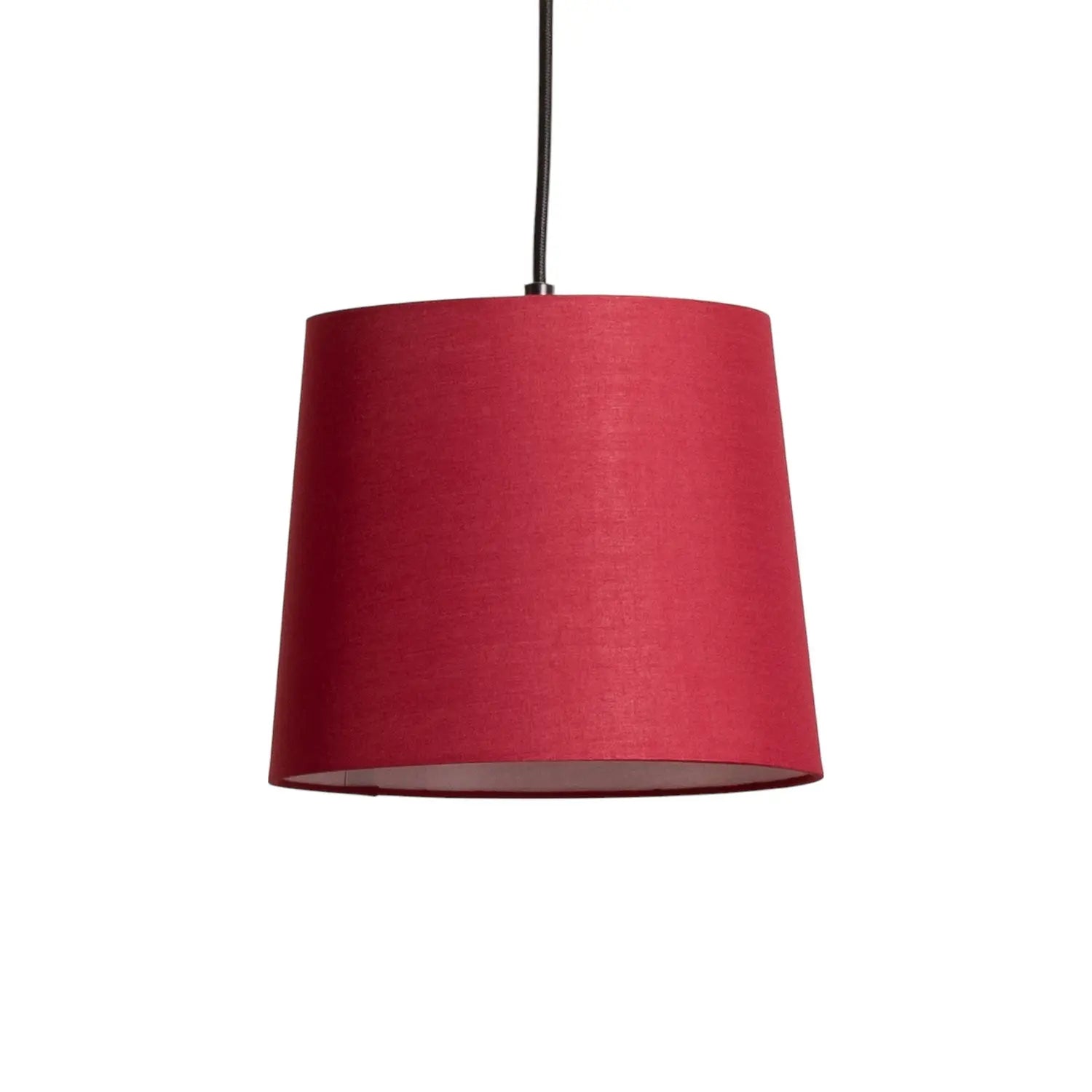 B-Ware Lindby Pendelleuchte Hängelampe Amilia Stoff Rot Gelb Grau E27 Fünfflammig Led