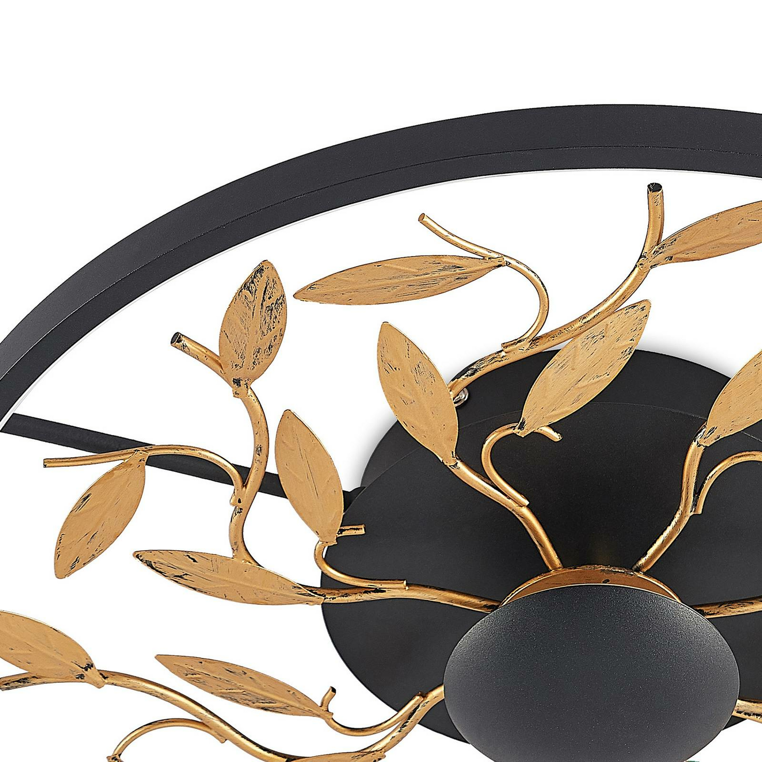 B-Ware Lindby Annleorie Led Deckenlampe Deckenlampe Lampe Leuchte Licht Schwarz Gold - 4251096598520