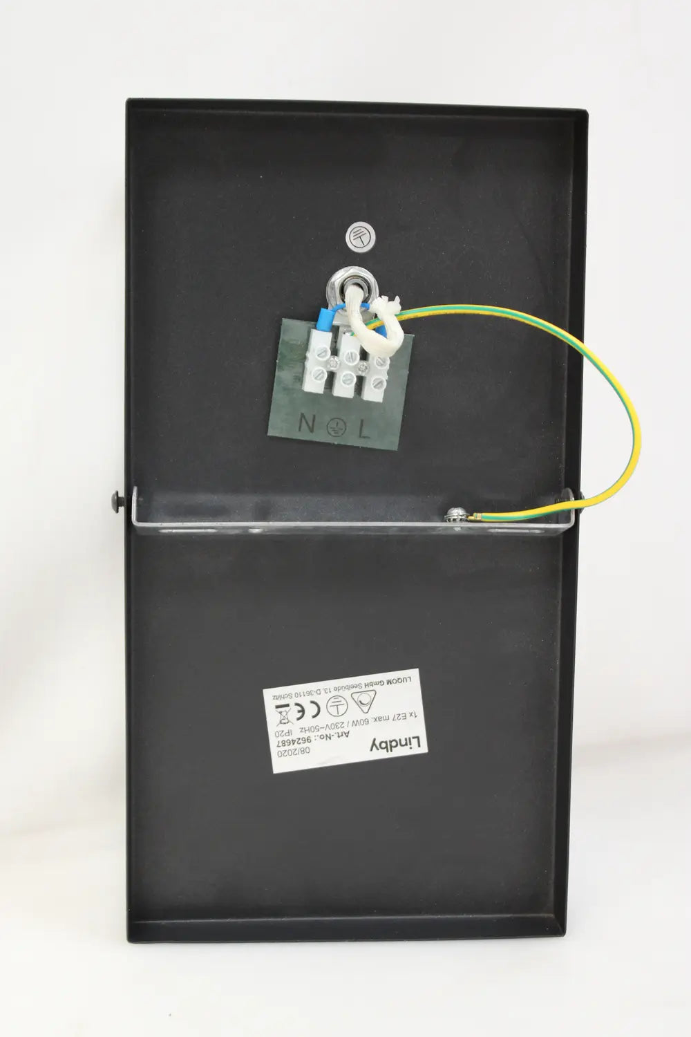 B-Ware Lindby Wandleuchte Wandlampe Schwarz Käfigoptik Leuchte Wohnzimmer Schlafzimmer - 4251096565485