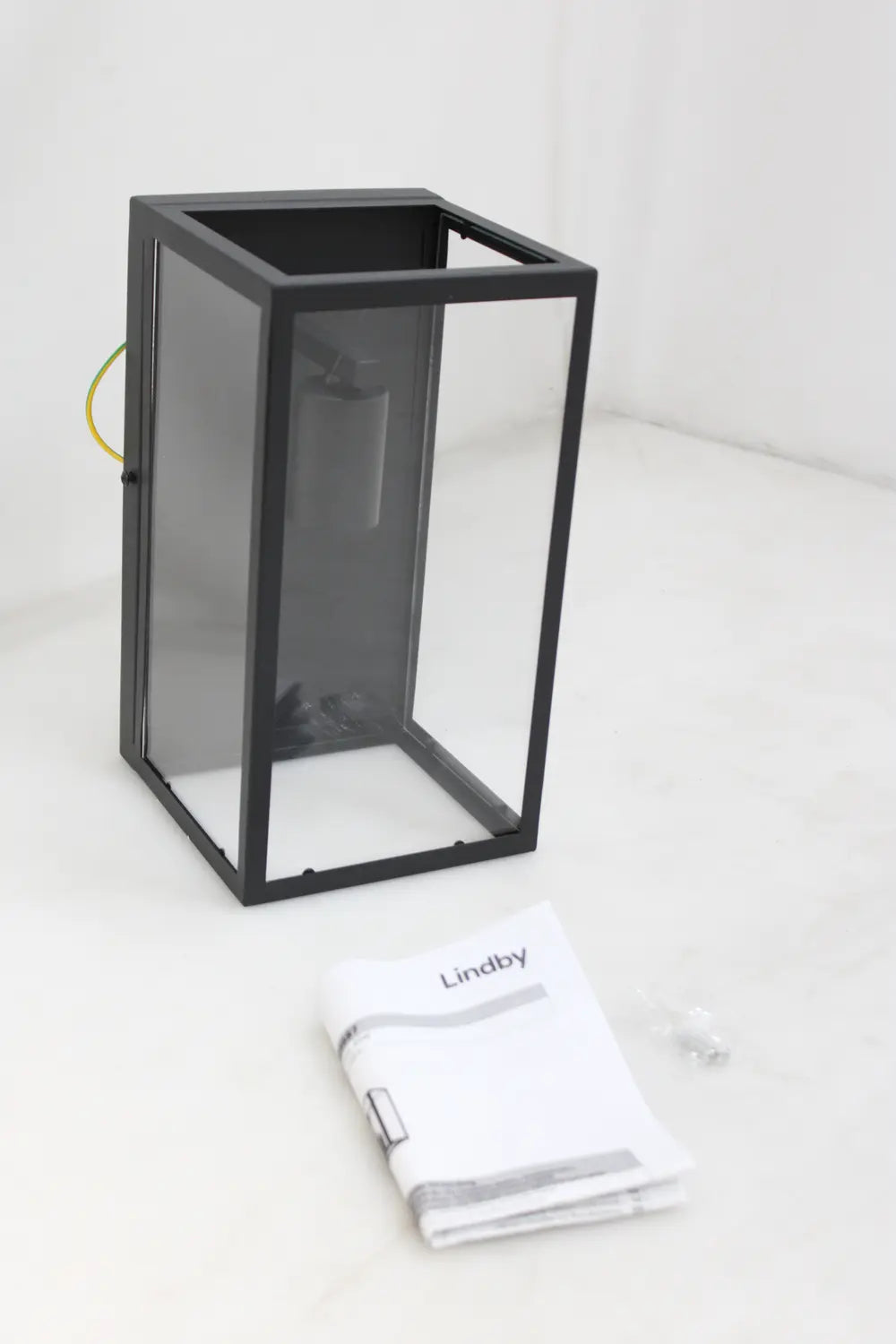 B-Ware Lindby Wandleuchte Wandlampe Schwarz Käfigoptik Leuchte Wohnzimmer Schlafzimmer - 4251096565485