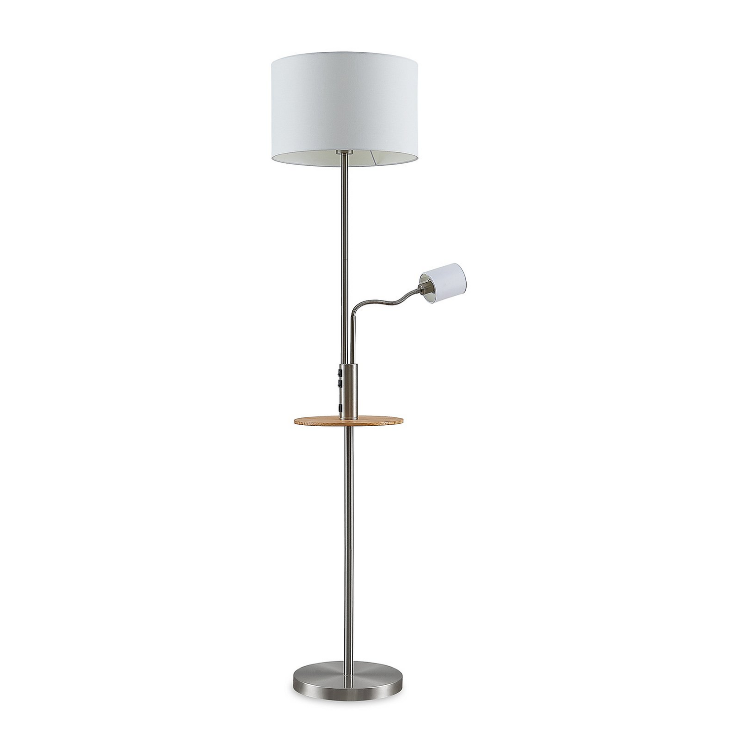 Lampadaire Lindby Aovan de qualité B, lampe sur pied, lampe de lecture, éclairage indirect, E27