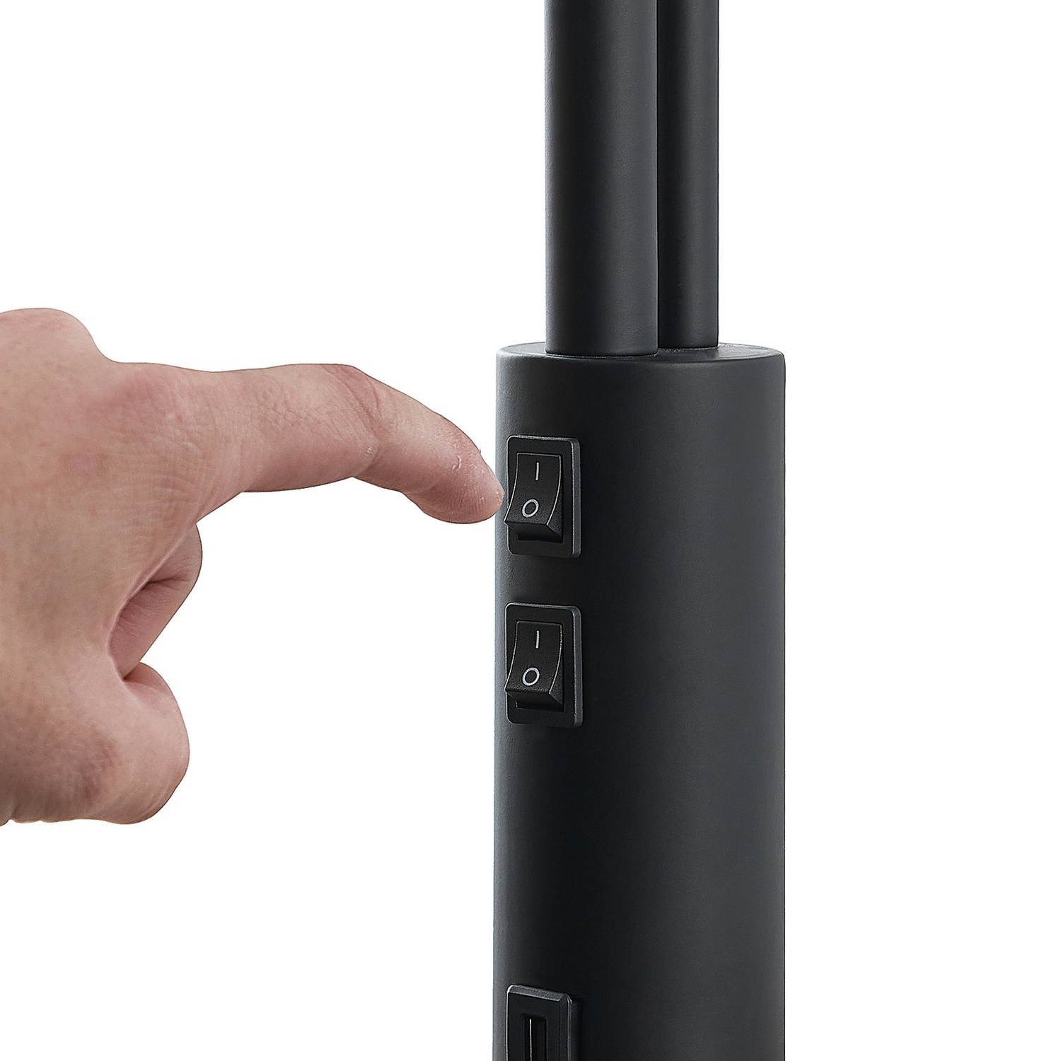 B-Ware Lindby Aovan Stehlampe Stehleuchte Lampe Leuchte Licht Ablage Und Usb Schwarz814