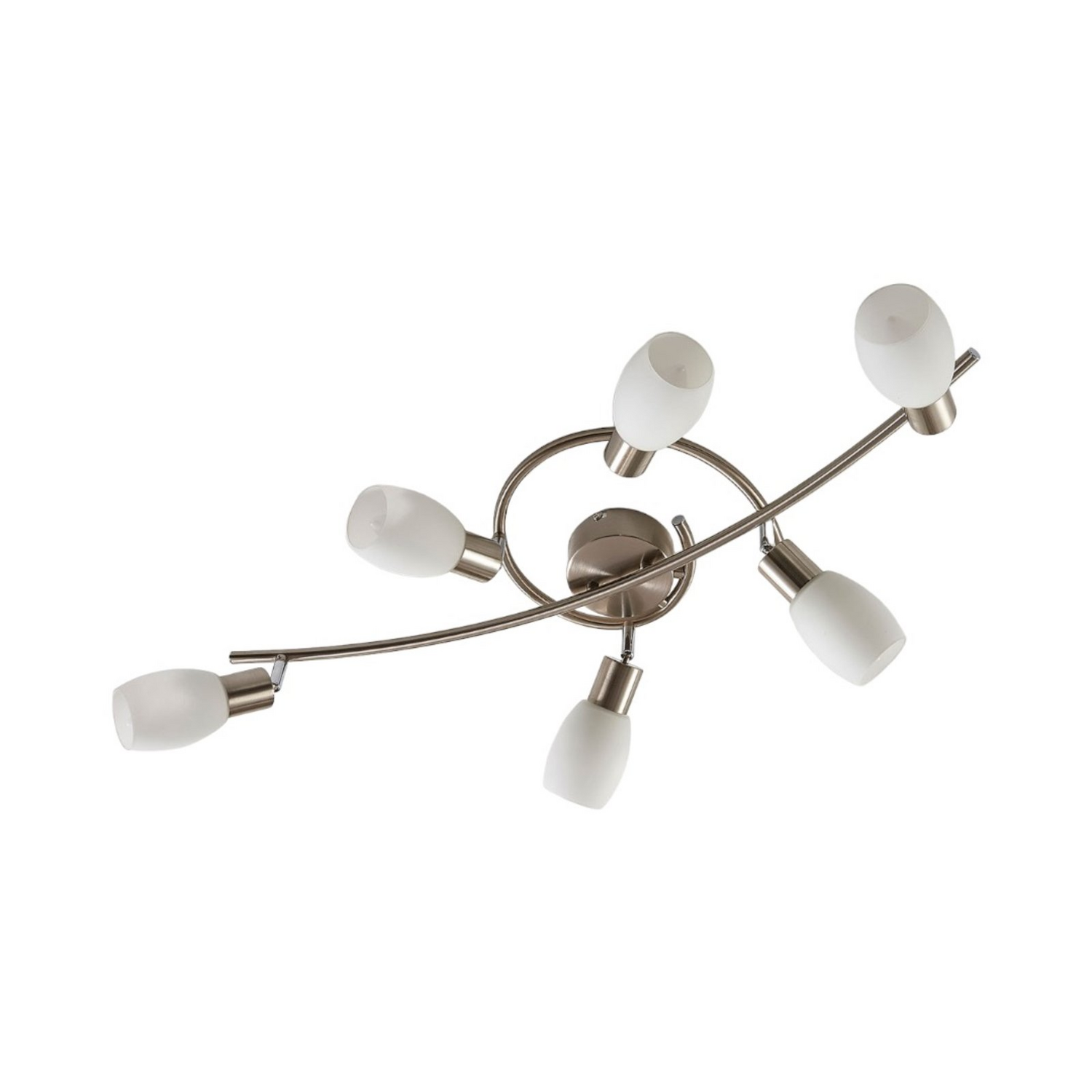 Plafonnier LED Lindby Arda de qualité B, lampe décorative pour salon, spot lumineux 