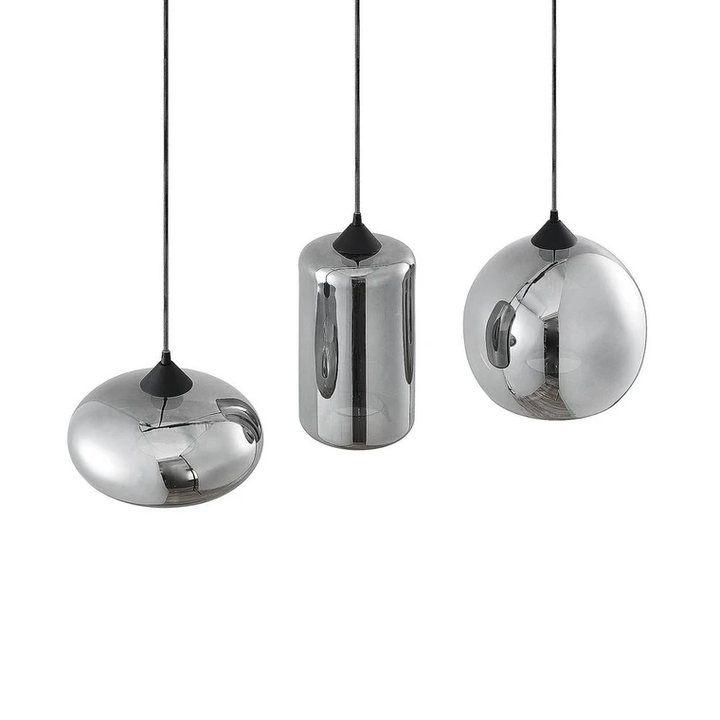 Lindby Arloris Pendellampe Pendelleuchte Lampe Leuchte 3 Flammig Glasschirm 60 W  B-Ware