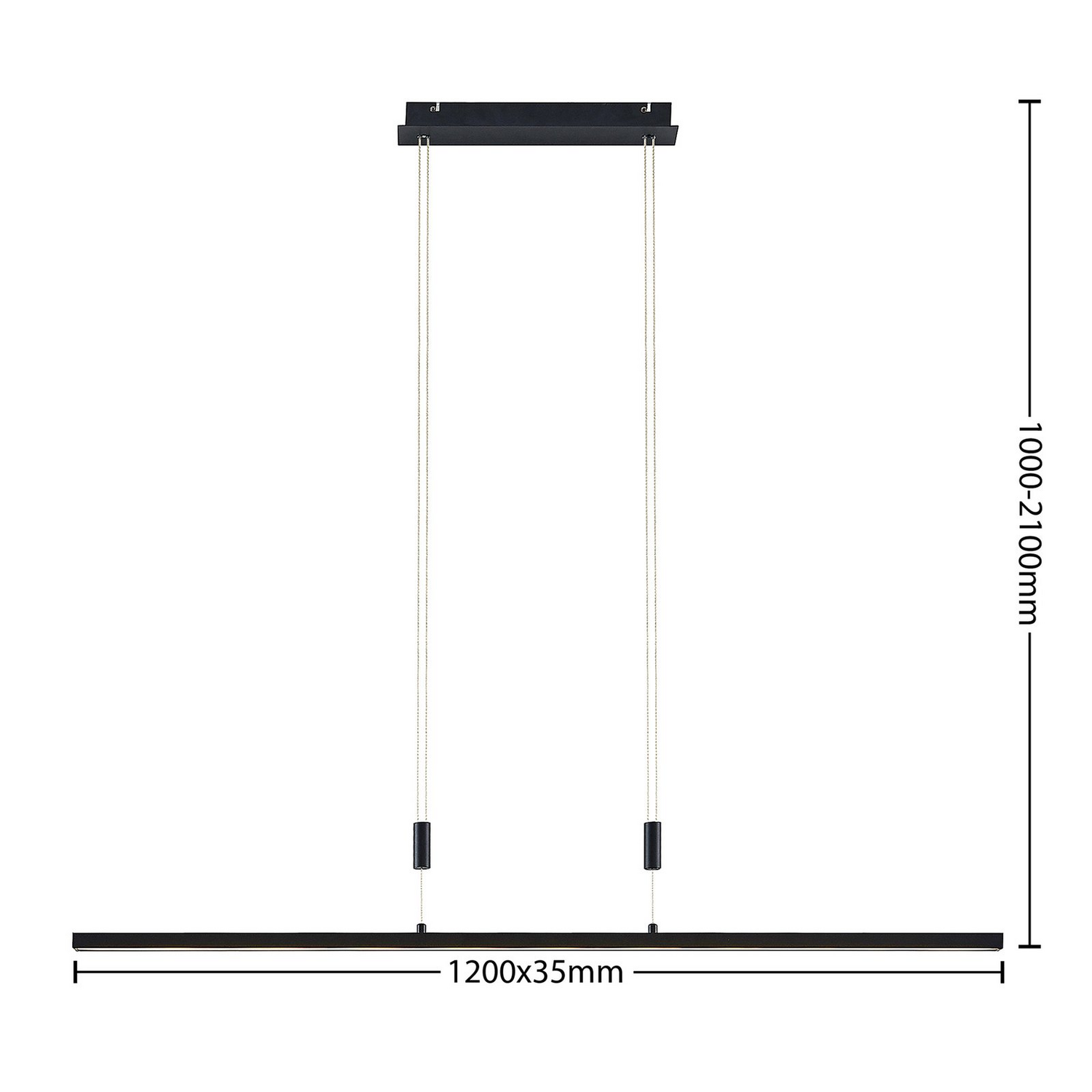 Suspension LED Lindby Arneja (réf. B-stock) - Réglable en hauteur - 387 