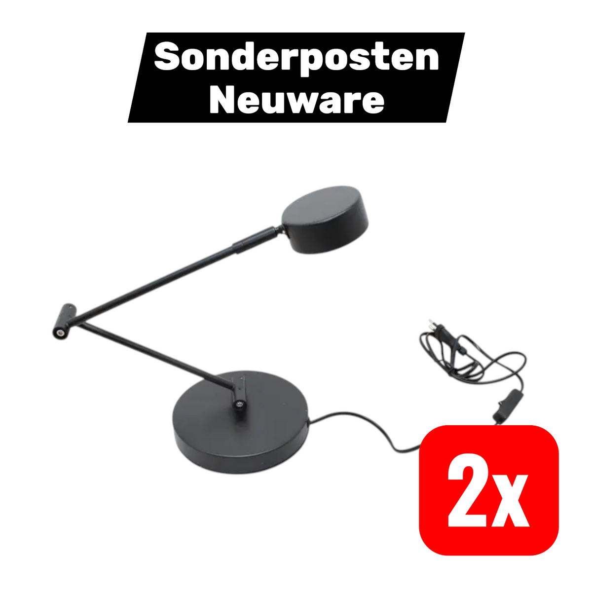 Lindby LED-Tischleuchte Schreibtischlampe Leuchte Lampe LED-Lampe 2 STÜCK - 1