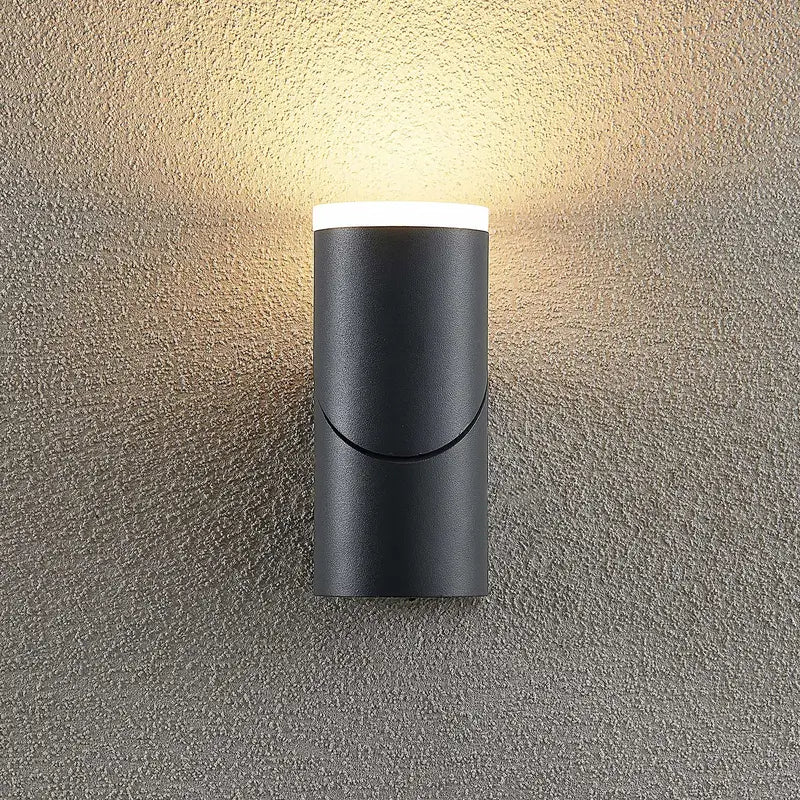 B-Ware Lindby Außenwandleuchte Wandlampe Led Dunkelgrau Haus Beleuchtung Garten