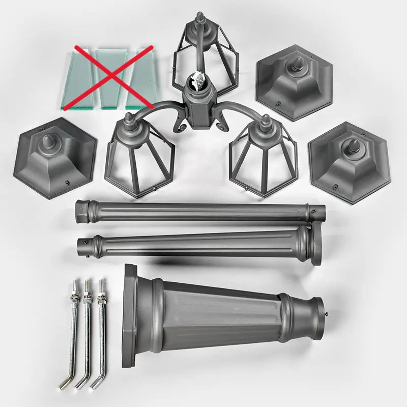 B-Ware Lindby 3 Flammiger Kandelaber Laterne Lampe Wegleuchte Leuchte Siehe Text/Foto - 4251096500394