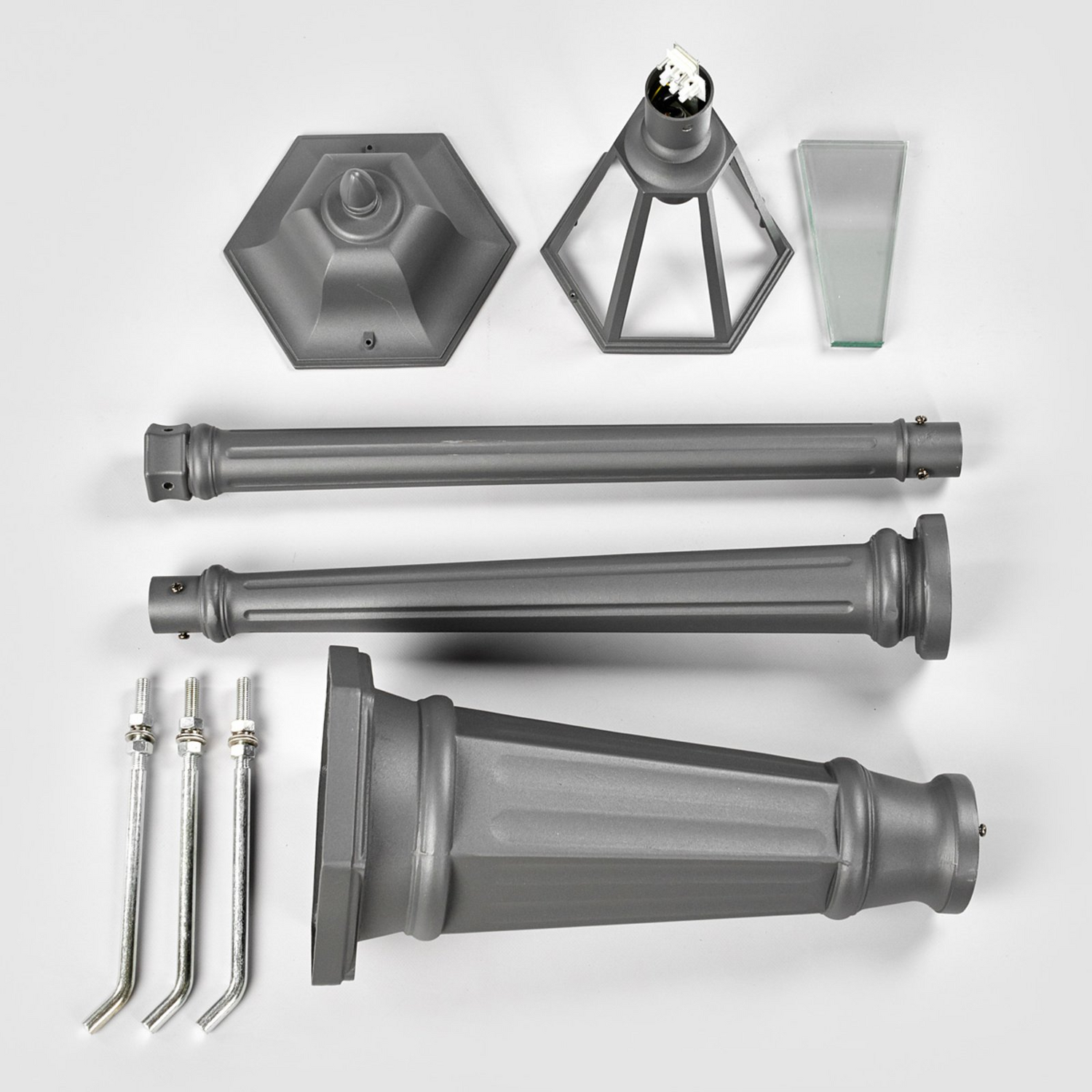 B-Ware Lindby Mastleuchte Edana Gartenleuchte Außenlaterne Wegeleuchte Siehe Text/F696 - 4251096500387