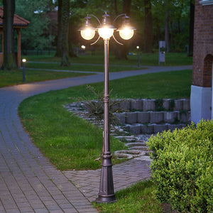 B-Ware Lindby Kandelaber Eddie Gartenleuchte Gartenlampe Lampe Leuchte Sockelleuchte