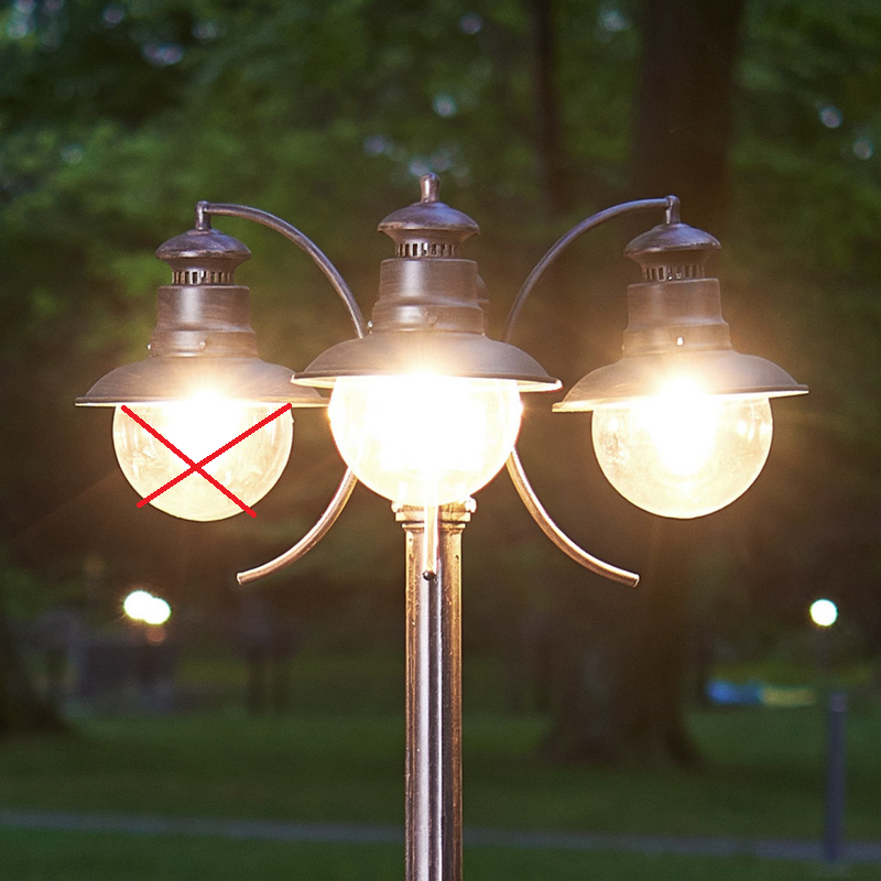 Lindby Kandelaber Eddie Gartenleuchte Gartenlampe Lampe Leuchte SIEHE TEXT/FOTO - 6291105704311