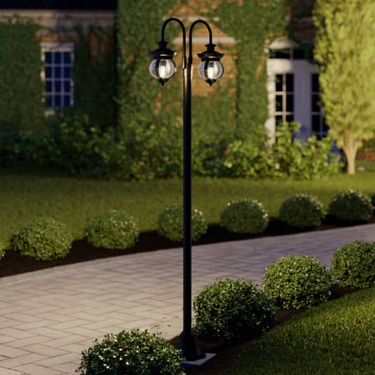 B-Ware Lindby Farley Kandelaber Laterne Lampe Außenleuchte 60 W Ip44 2 Flg Siehe Text - 4251096573466