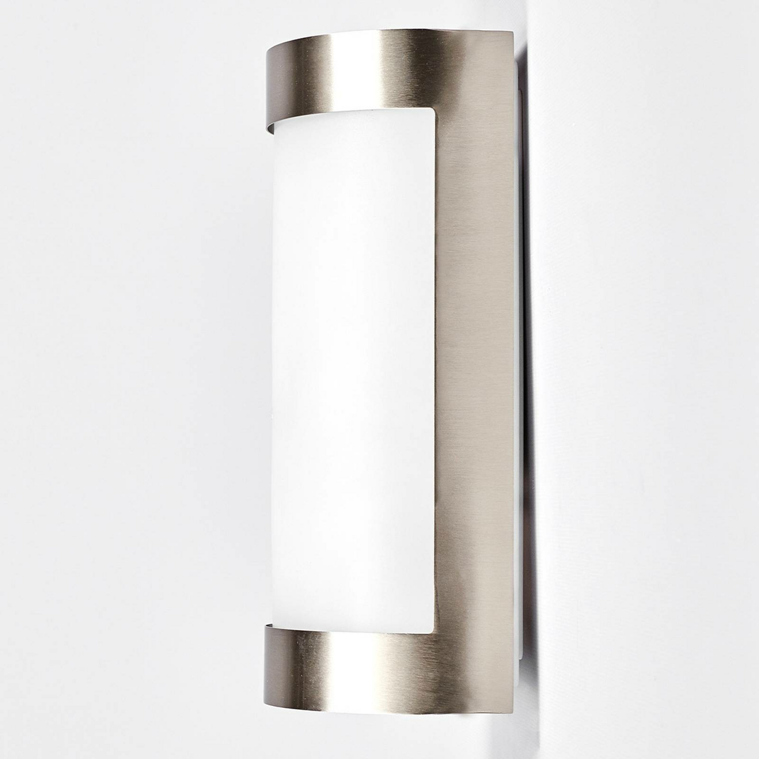 B-Ware Lindby Edelstahl Außen Wandleuchte Alvin Außenlampe Wandleuchte Lampe E27 2 Stück - 4251096505085