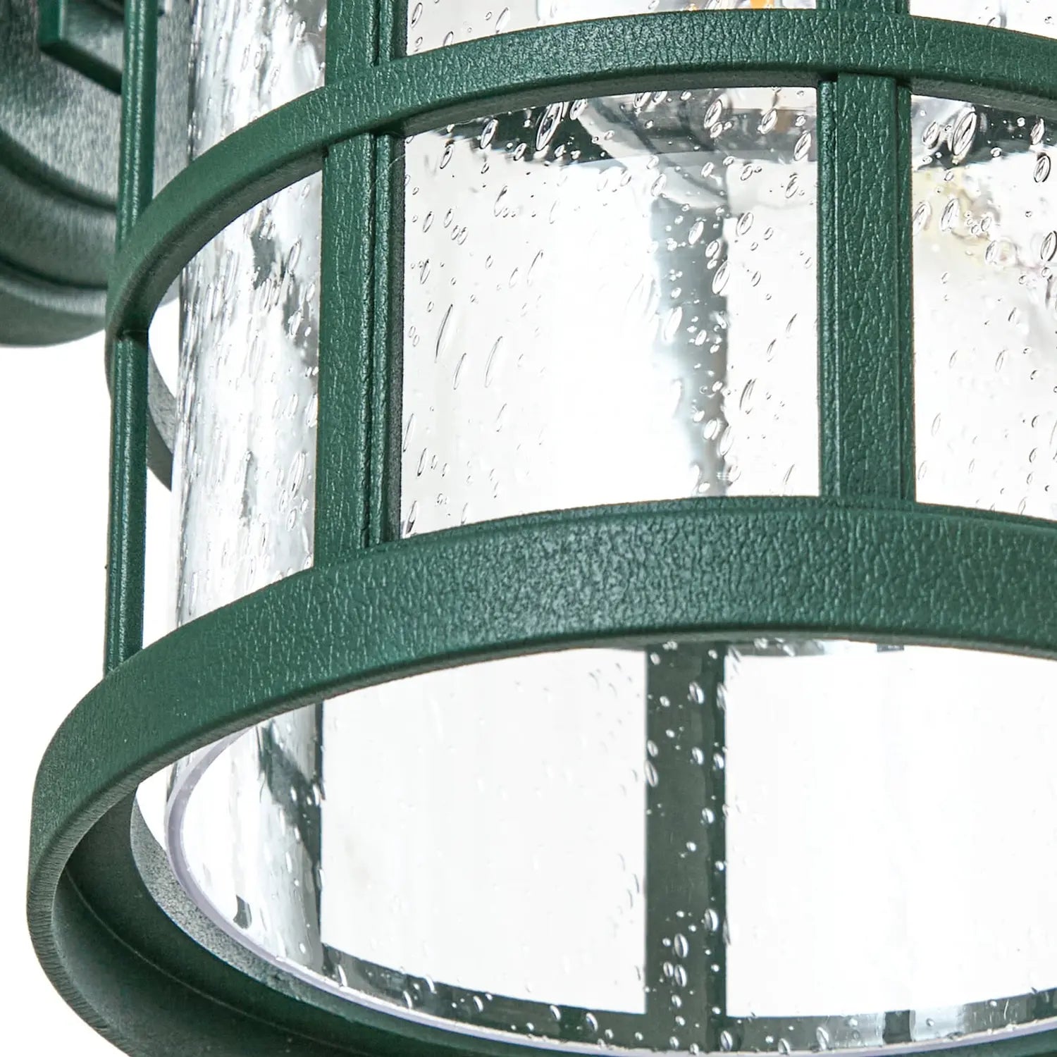 B-Ware Lindby Außenwandleuchte Außenlampe Ankea Grün Glas Kunststoff E27 Led Ip23 - 4255830907166