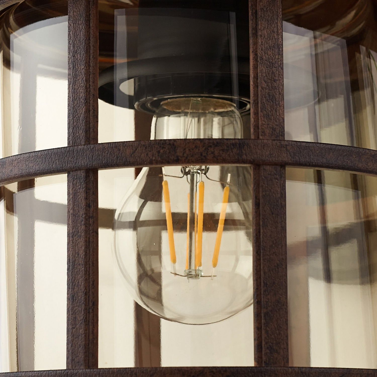 B-Ware Lindby Außenwandlampe Leuchte Außenbeleuchtung Ankea Rost Amber Siehe Text/Foto - 4251911798081