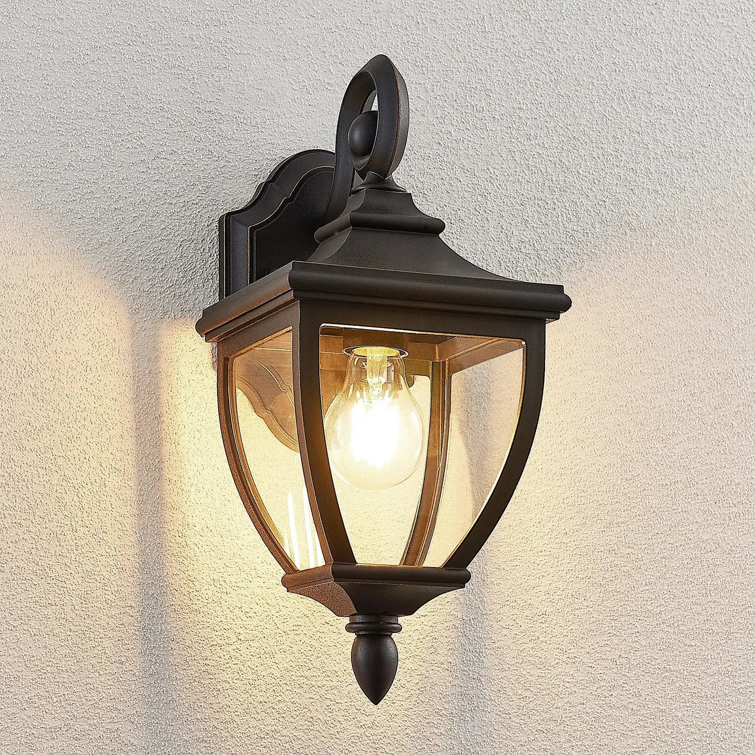 B-Ware Lindby Cerys Außen Wandleuchte Larternenleuchte Gartenleuchte Dekolaterne E2784 - 4251096568295