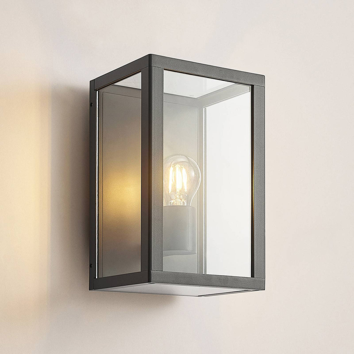 Lindby Giavanna Außenwandleuchte Wandleuchte Außenleuchte Außenlampe Lampe 28 cm - 4251911732955