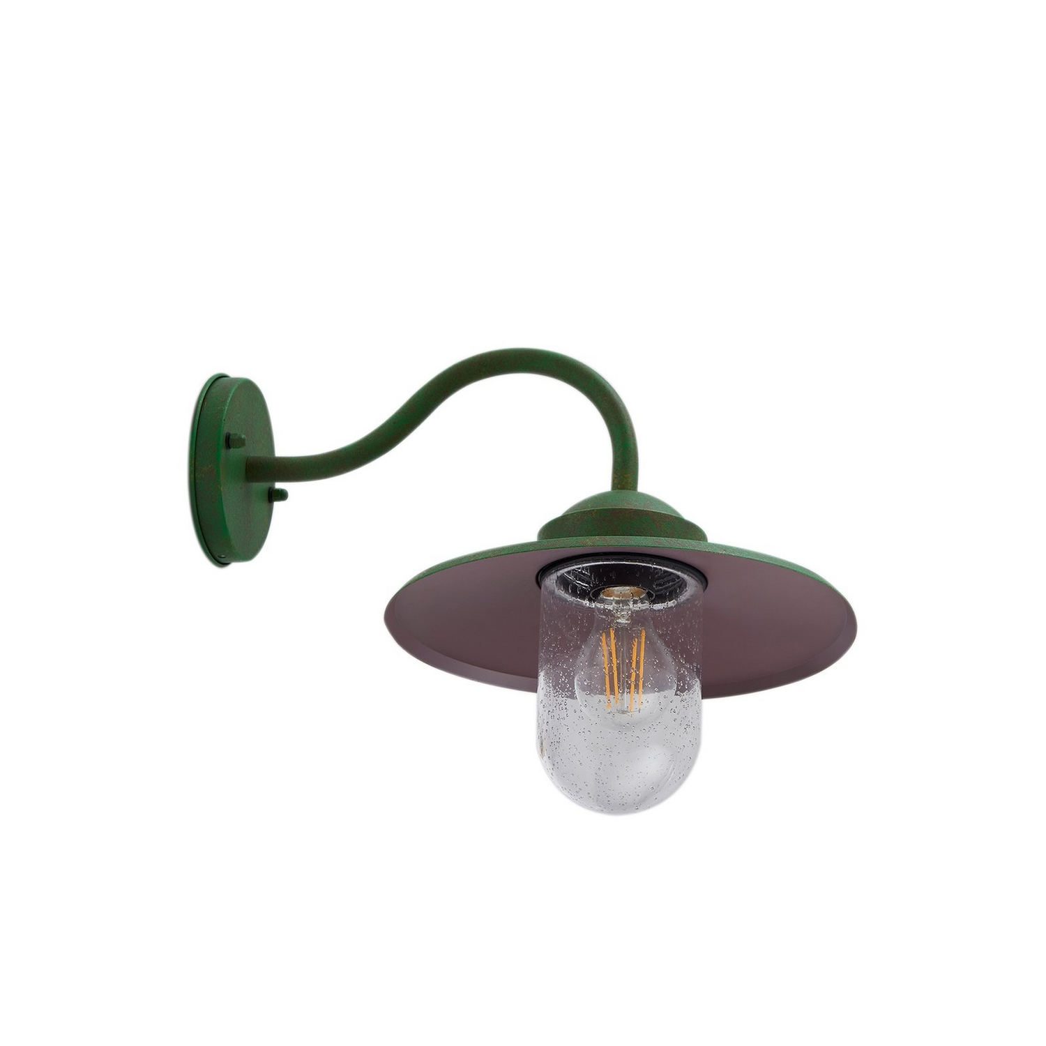 B-Ware Lindby Leuchte Wandlampe Außenleuchte Bilma Glas Grün 29 Cm Hoch Lampe Leuchte - 4251911786774