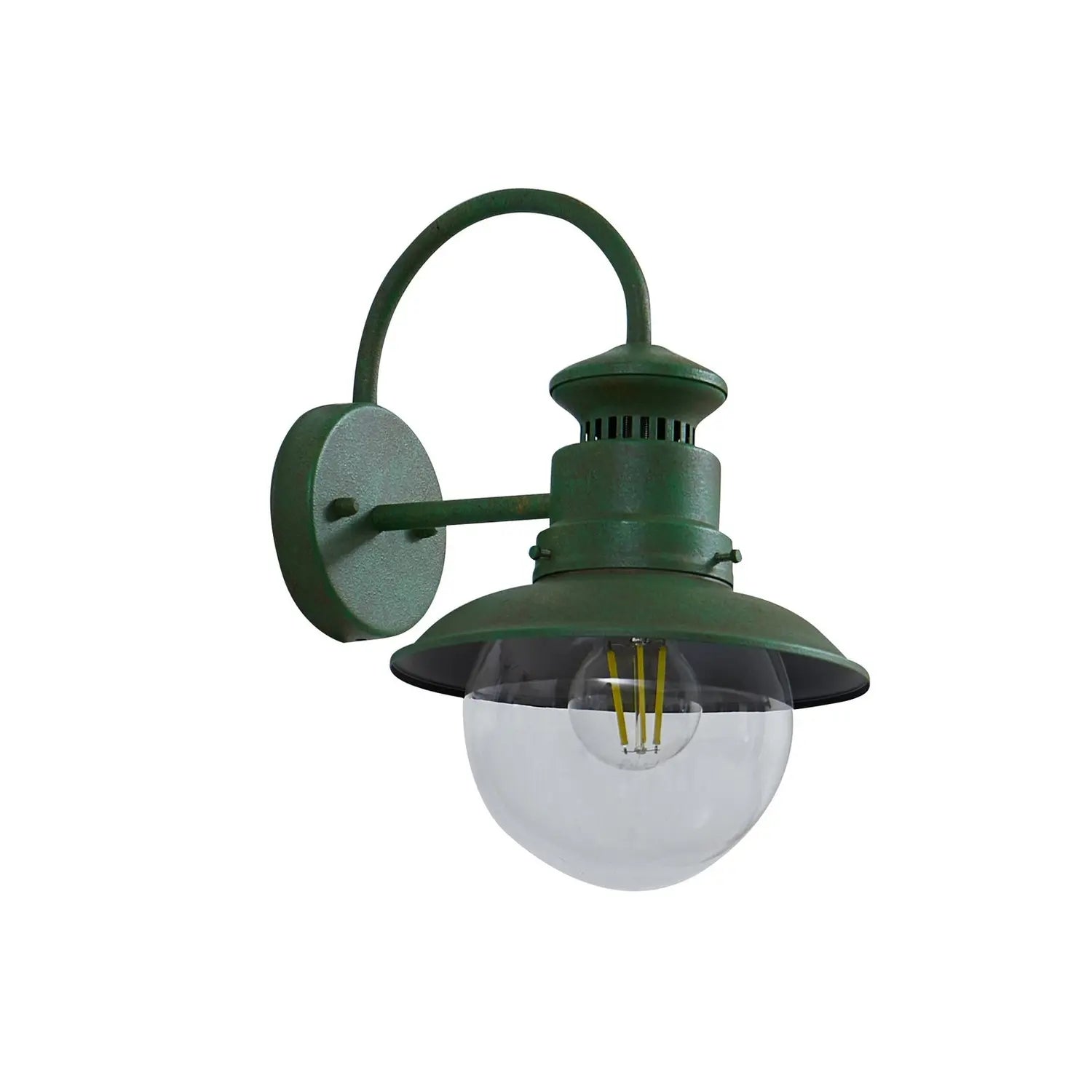 B-Ware Lindby Außenwandleuchte Außenlampe Celinor Grün Stahl E27 - 4251911786743