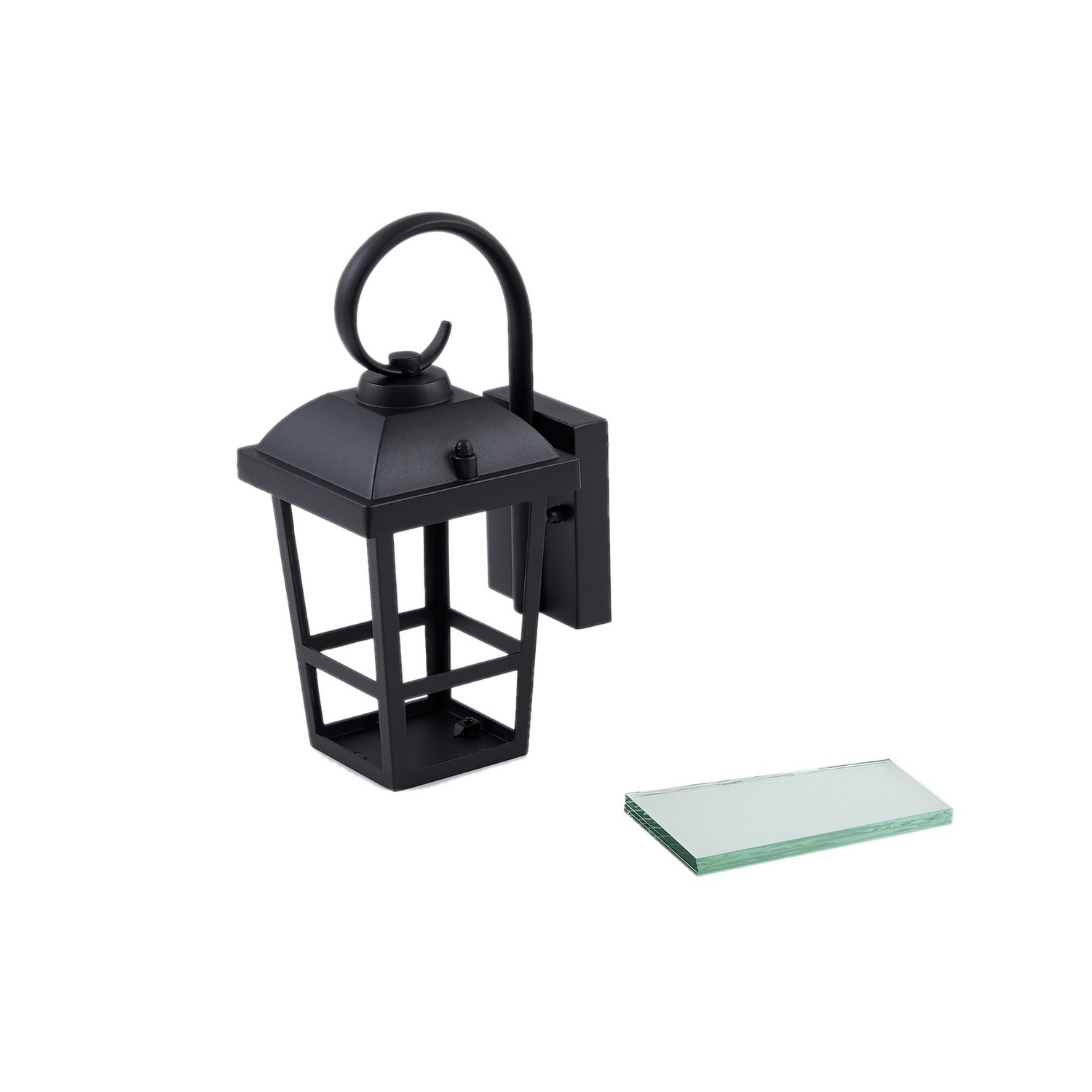 Lindby Außenwandleuchte Wandlampe Außenlampe Schwarz Edelstahl 29 Cm E27 Ip44 B-Ware