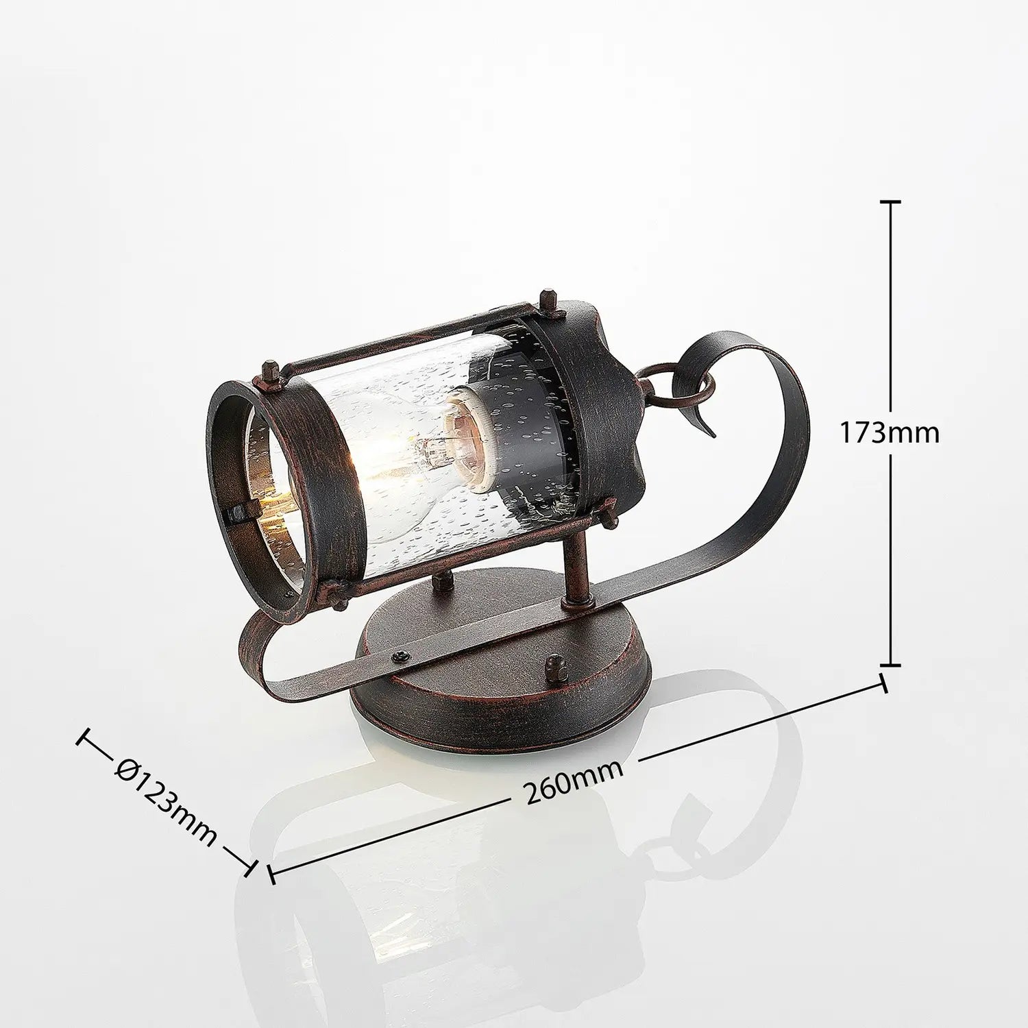 B-Ware Lindby Farly Außenwandleuchte Außenlampe Laterne Wandleuchte Wandlampe Alu E27