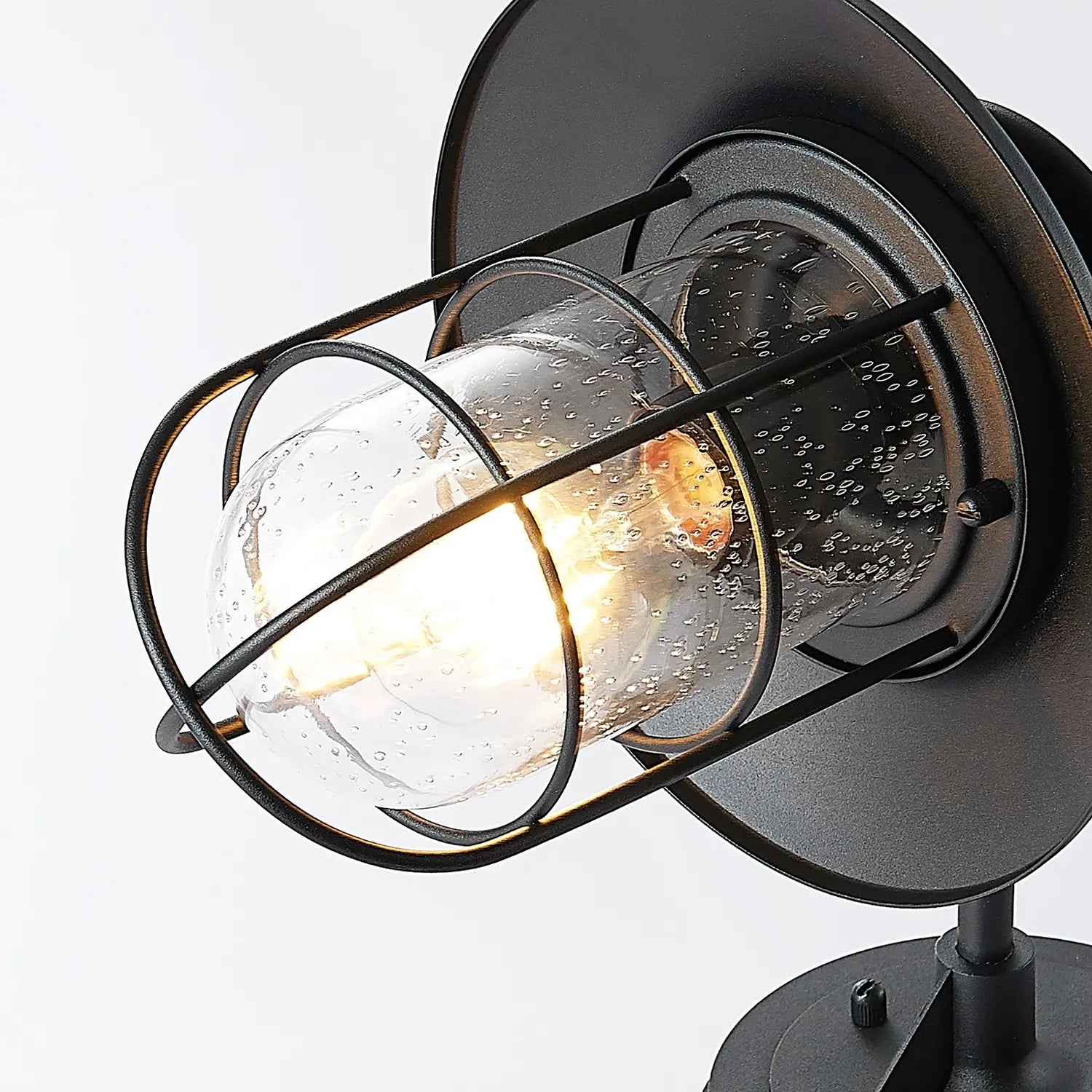 B-Ware Lindby Kyan Außenwandleuchte Wandleuchte Wandleuchte Lampe Leuchte Höhe 32cm 60 W