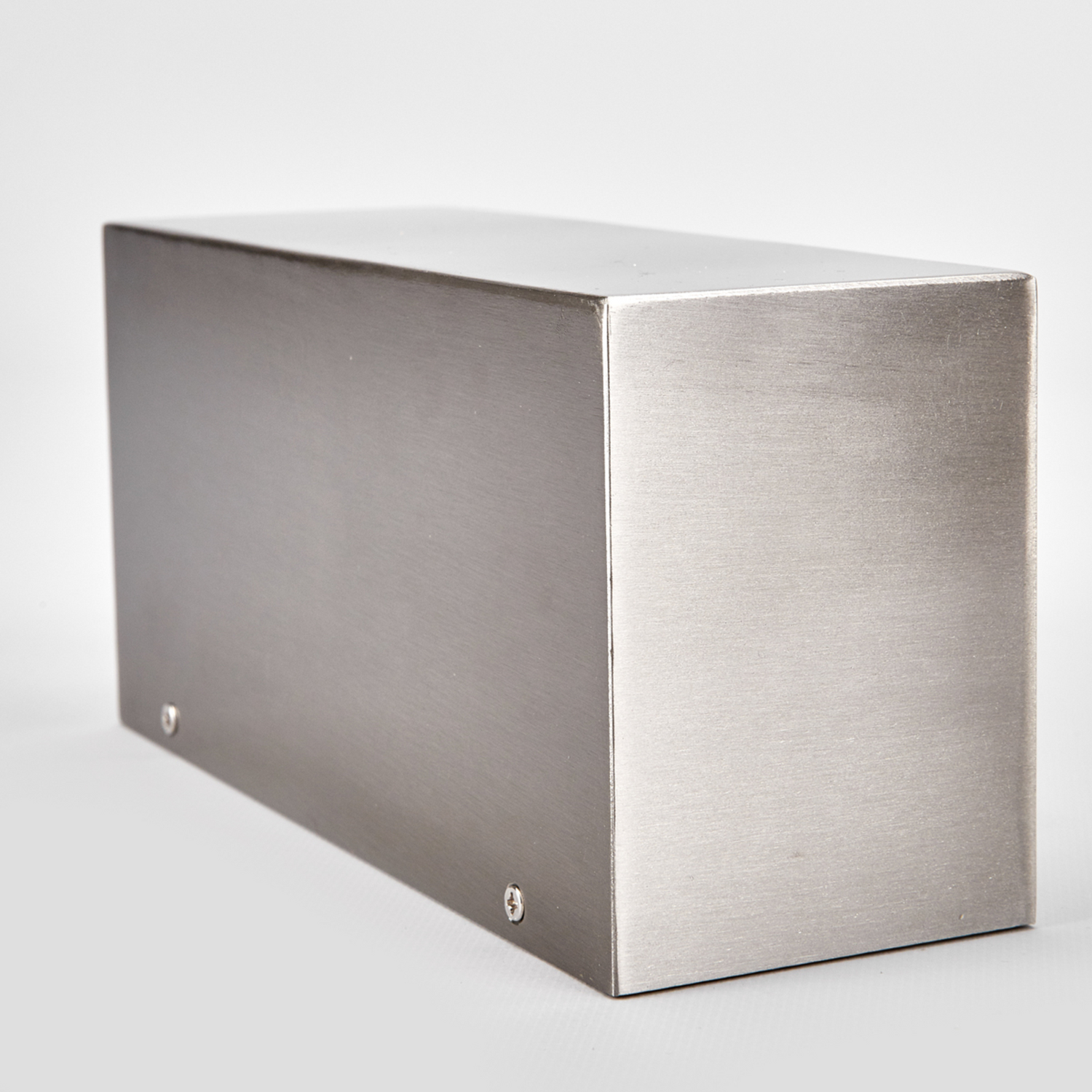 B-Ware Lindby Eckige Edelstahl Außenwandleuchte Leonora Gartenleuchte Terrassenleuchte